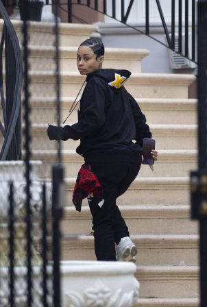 Blac Chyna - Seen after filming reality TV show 'College Hill Celebrity Edition' in New Orleans