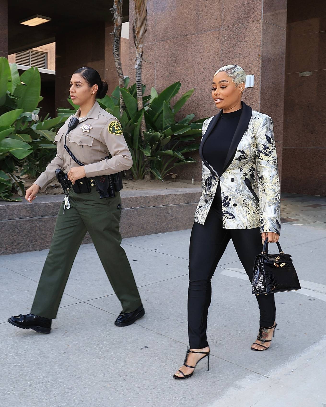 Blac Chyna - Seen leaving court in Los Angeles