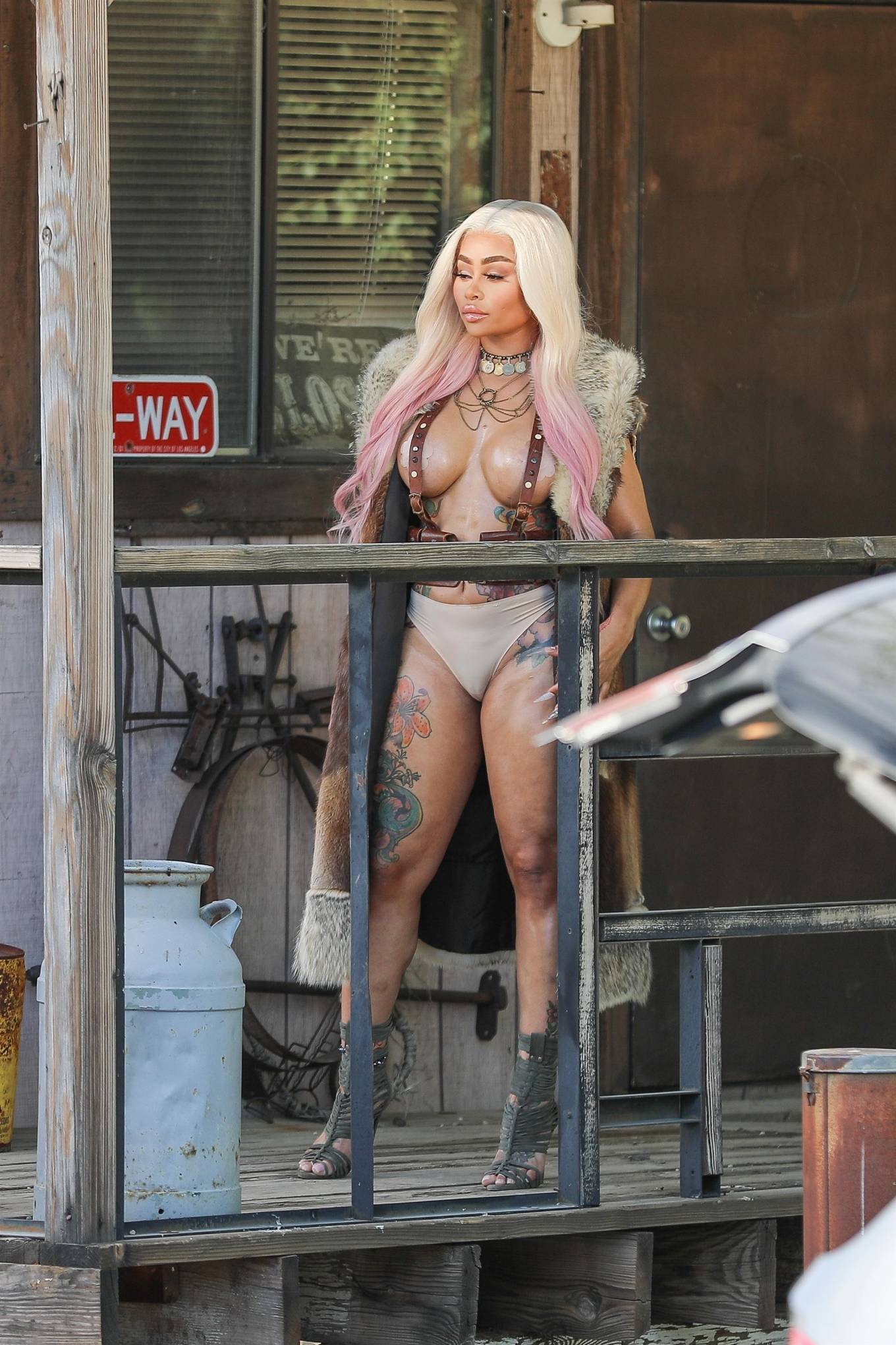 Blac Chyna – Shoots her new music video in Palm Desert