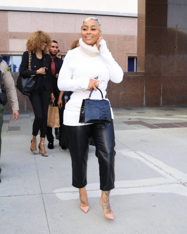 Blac Chyna - Spotted leaving court in Los Angeles