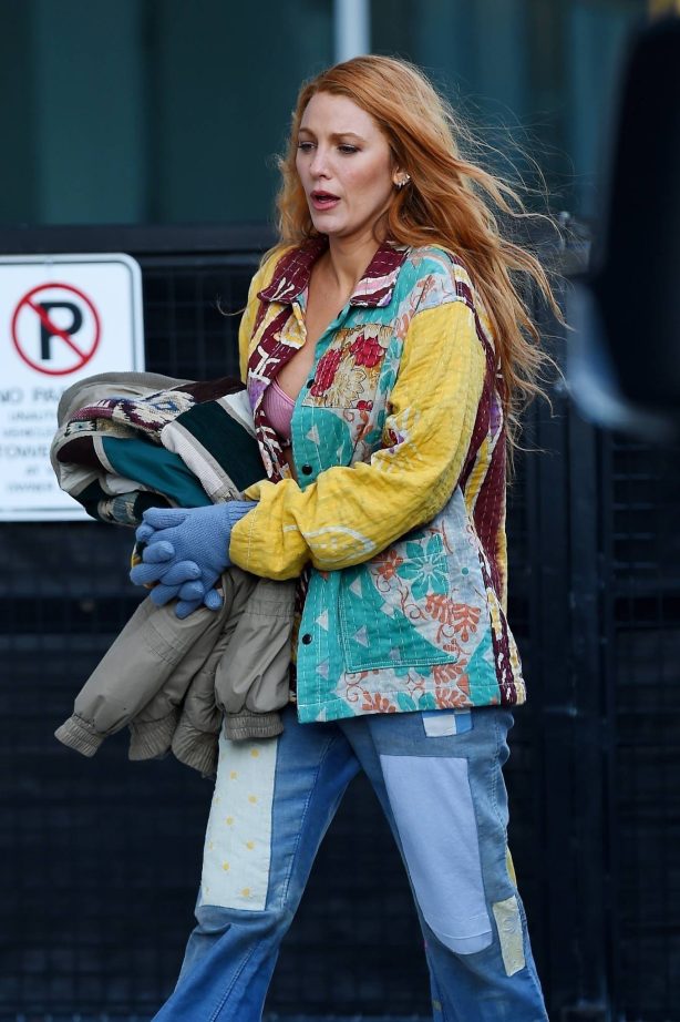 Blake Lively - Filming 'It Ends with Us' in Jersey City