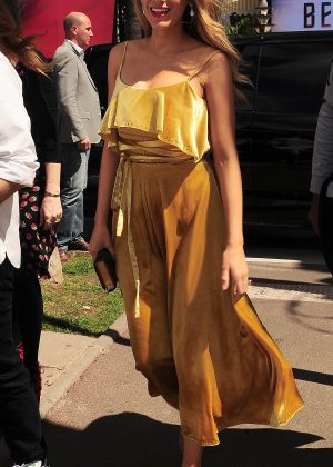 Blake Lively in Long Dress out in Cannes