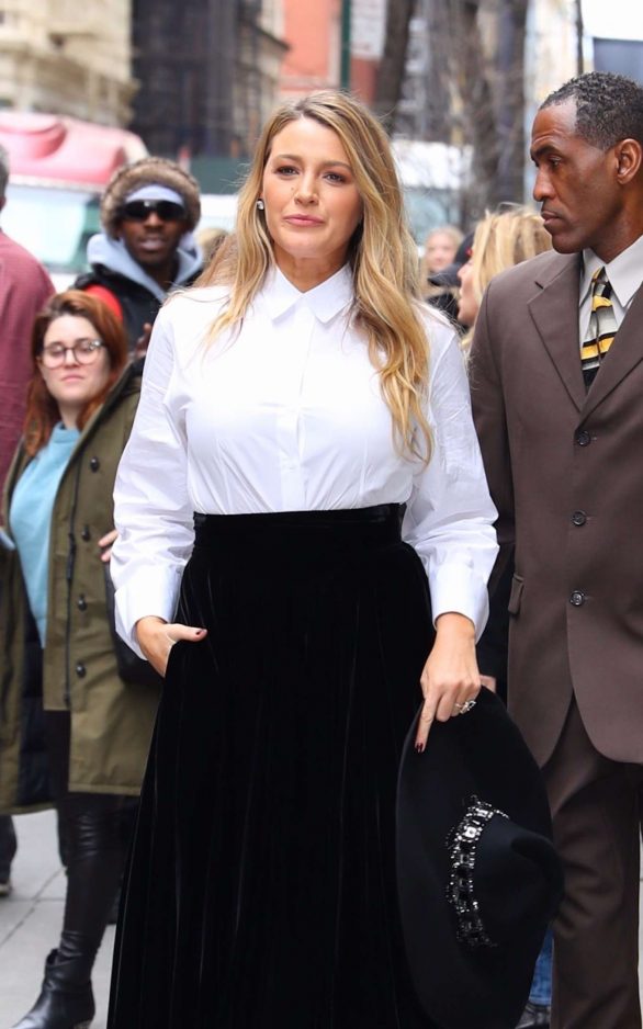 Blake Lively - Leaves an office building in New York