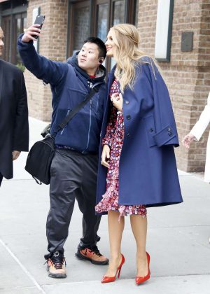 Blake Lively - Leaving her hotel in New York City