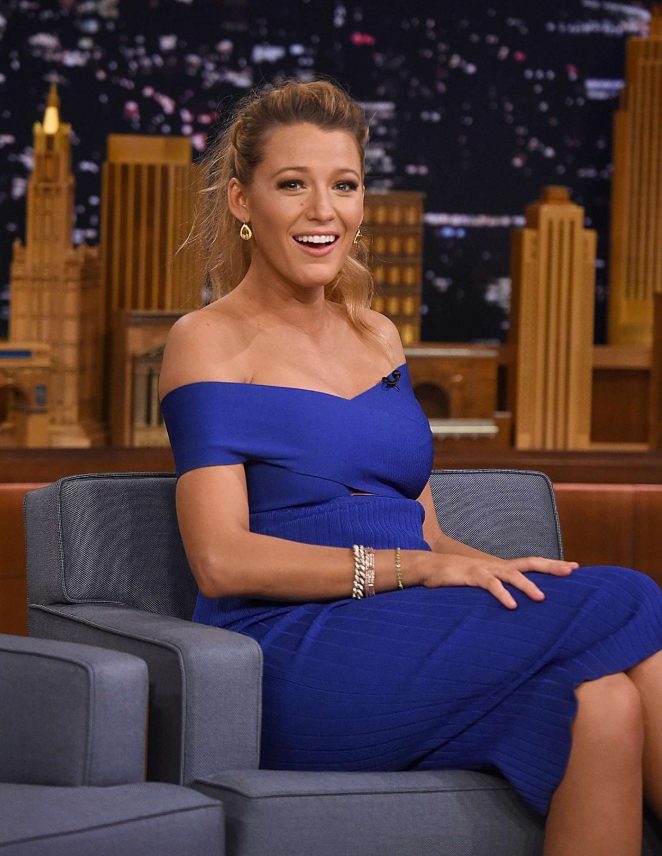 Blake Lively on 'The Tonight Show Starring Jimmy Fallon' in NY