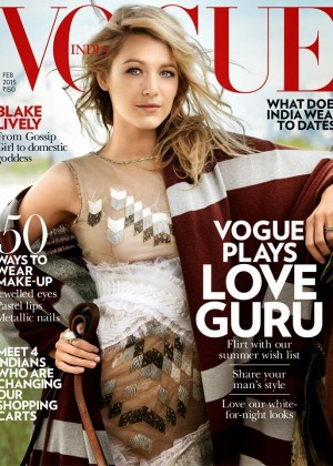 Blake Lively - Vogue India Magazine (February 2015)