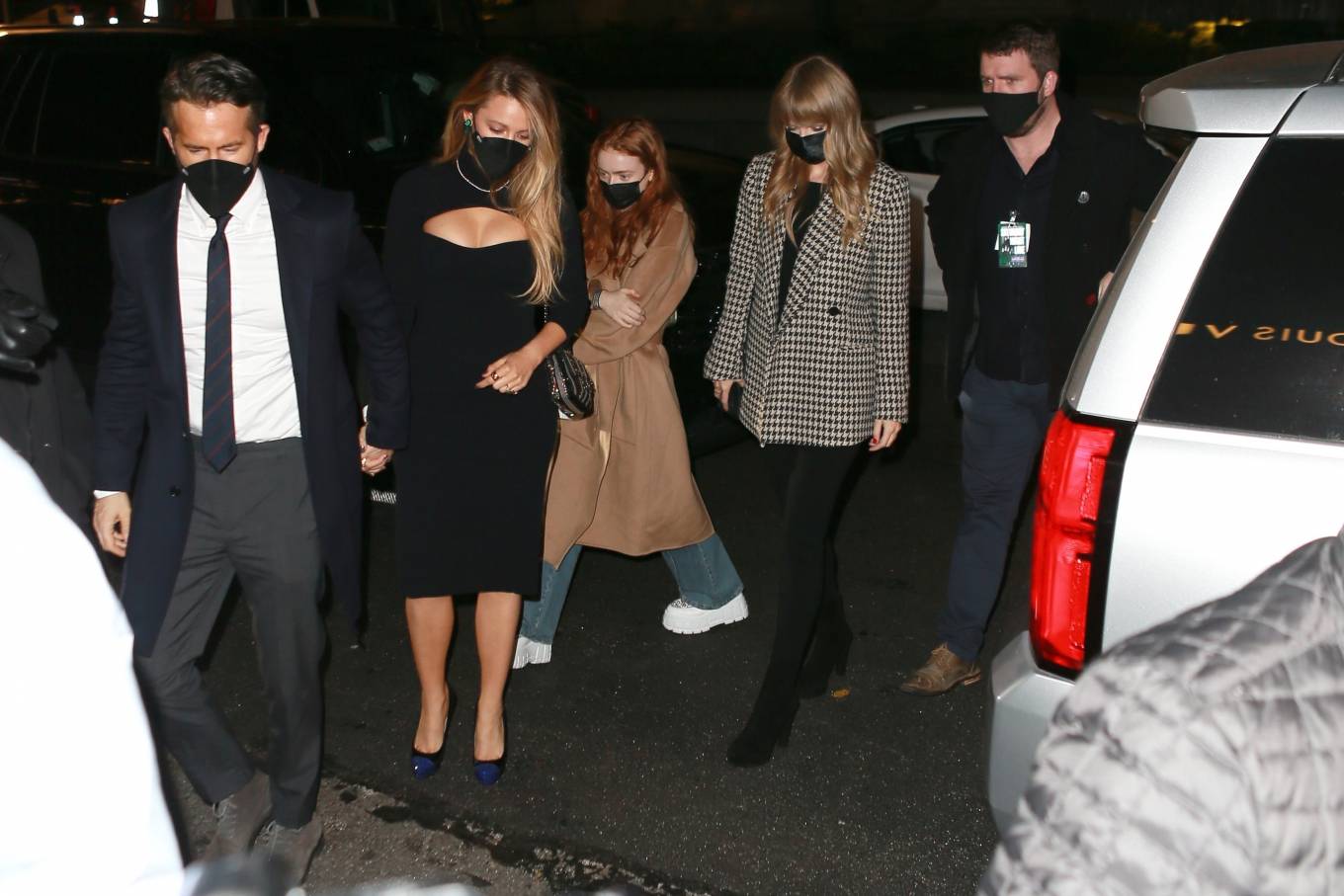 Blake Lively 2021 : Blake Lively – With Ryan Reynolds and Taylor Swift arrive for the SNL afterparty in New York City-21