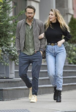 Blake Lively - With Ryan Reynolds on a walk in New York City