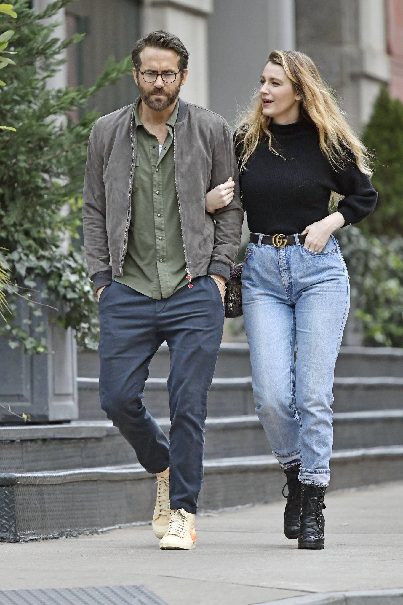Blake Lively - With Ryan Reynolds on a walk in New York City