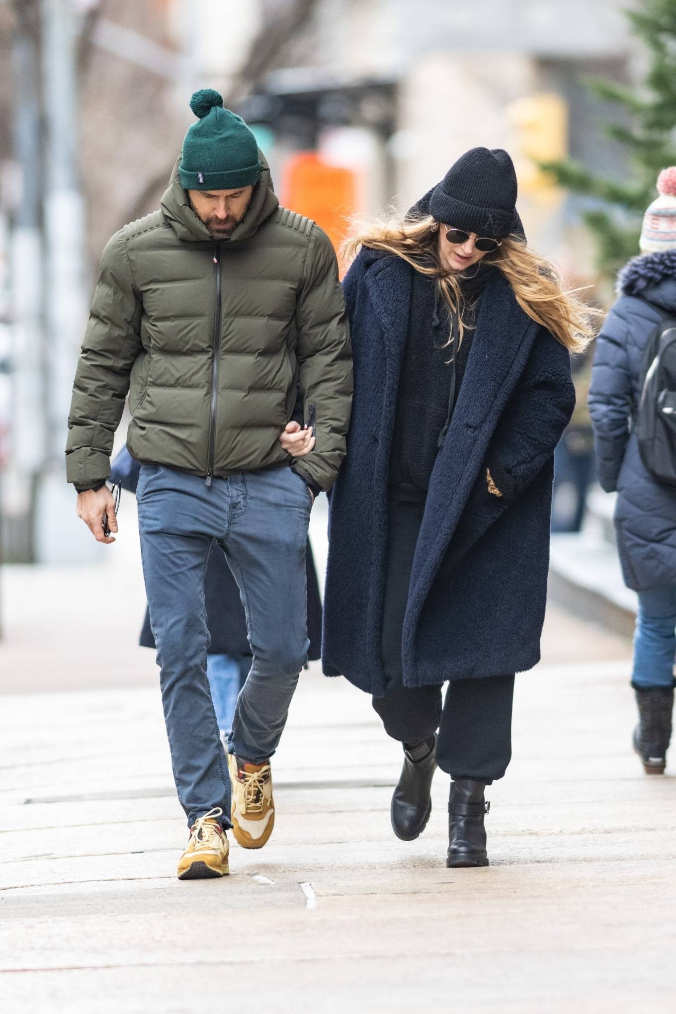 Blake Lively 2023 : Blake Lively – With Ryan Reynolds walk arm in arm in NYC-05