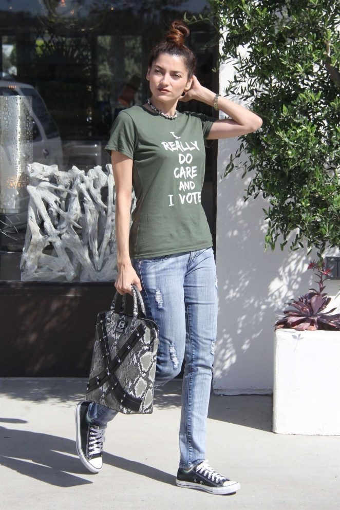 Blanca Blanco in Jeans - Out in Malibu