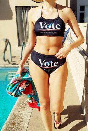 Blanca Blanco - Wearing VOTE bikini