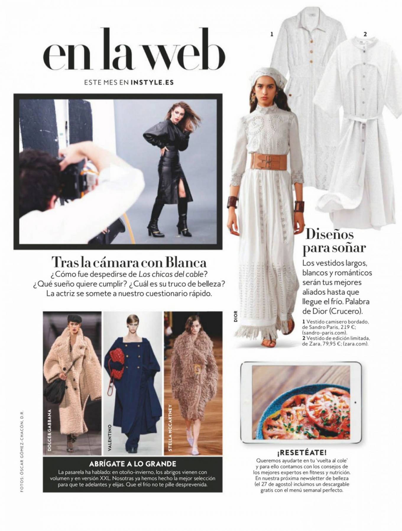 Blanca Suarez – Instyle Magazine Spain (September 2020)