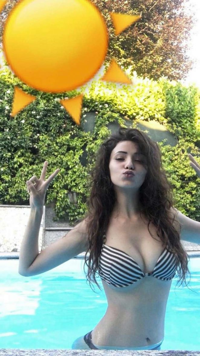 Bouchra in Bikini - Snapchat