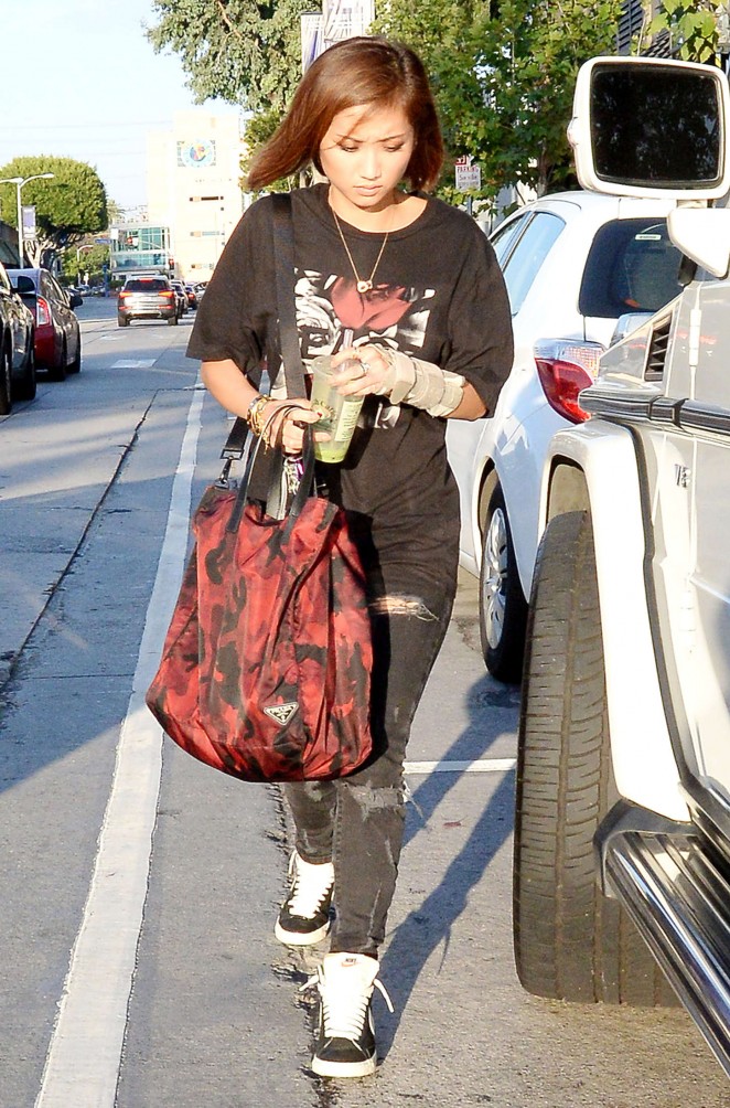 Brenda Song out in West Hollywood