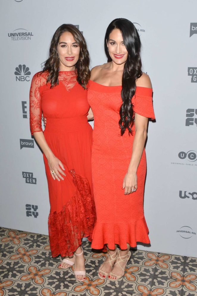 Brie and Nikki Bella - 2017 NBCUniversal Holiday Kick Off Event in LA