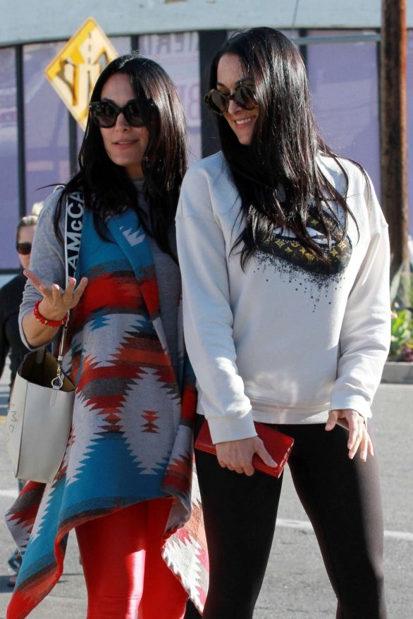 Brie and Nikki Bella - Leave Joan's On Third in Studio City