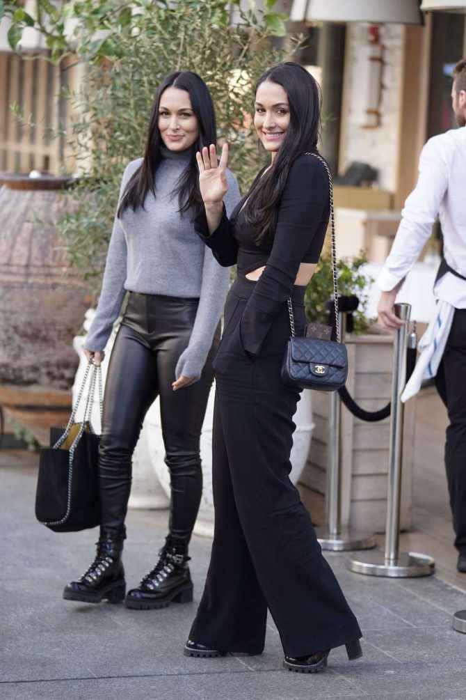 Brie and; Nikki Bella - Out in Beverly Hills