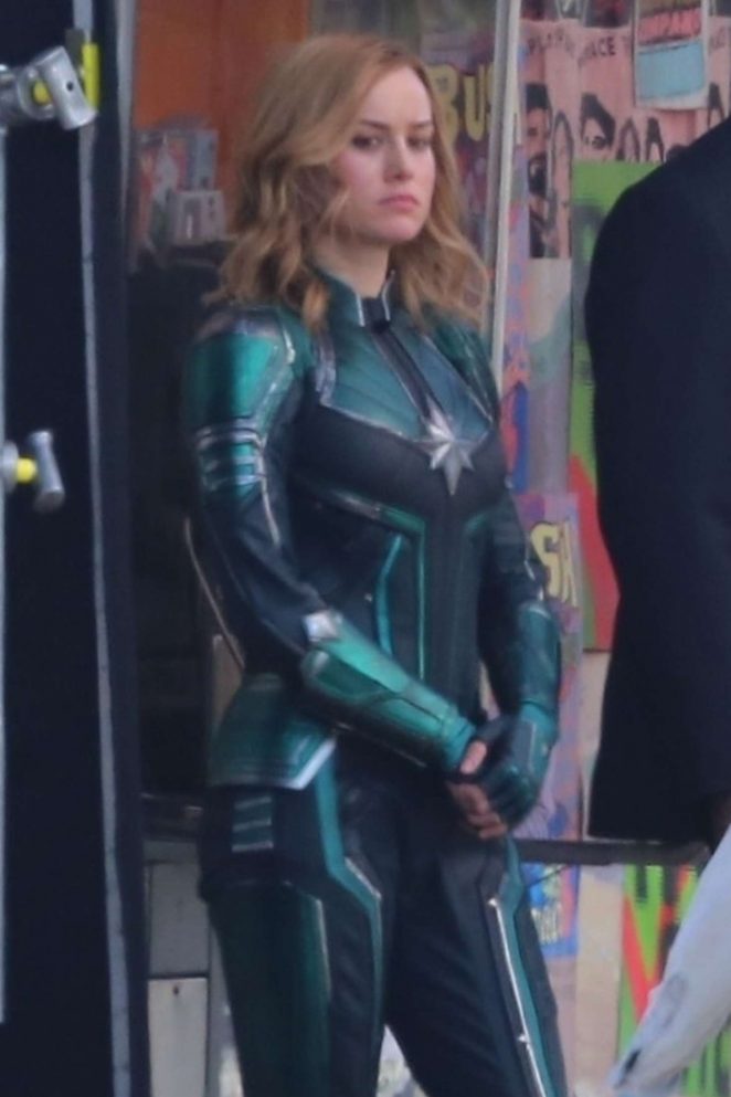 Brie Larson - On set of 'Captain Marvel' in North Hollywood
