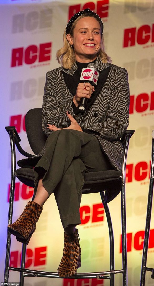 Brie Larson - Speak at 2019 ACE Comic Con in Rosemont - Illinois