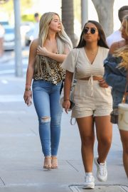 Brielle Biermann - Shopping candids with her friends at Il Pastaio in Beverly Hills