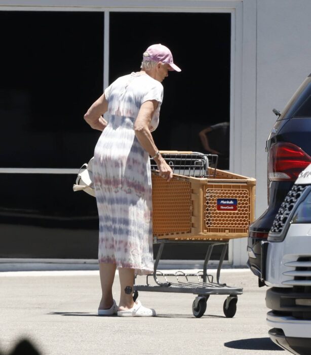 Brigitte Nielsen - Shopping at Marshalls in Los Angeles