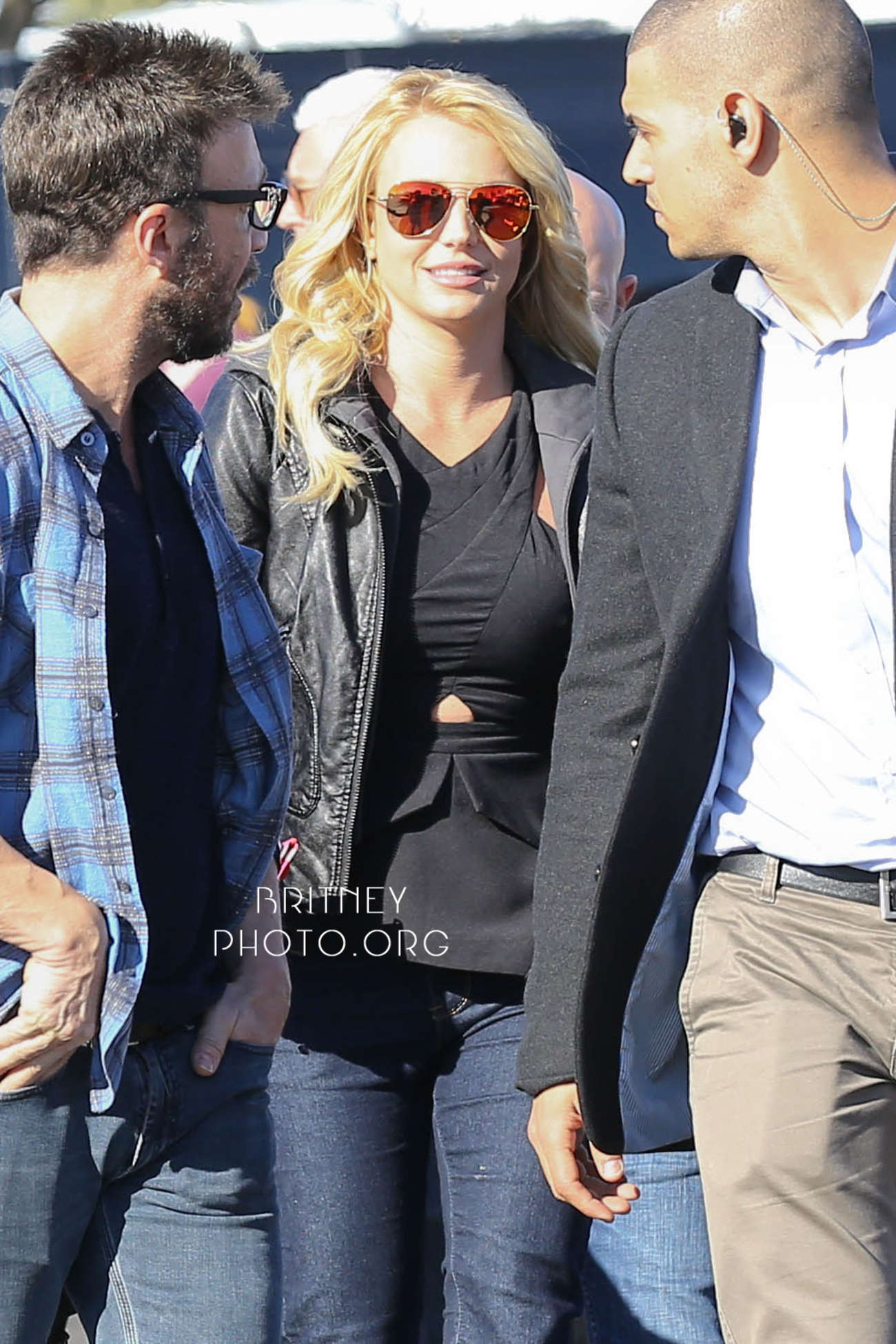 Britney Spears - Arriving at the Super Bowl XLIX in Phoenix