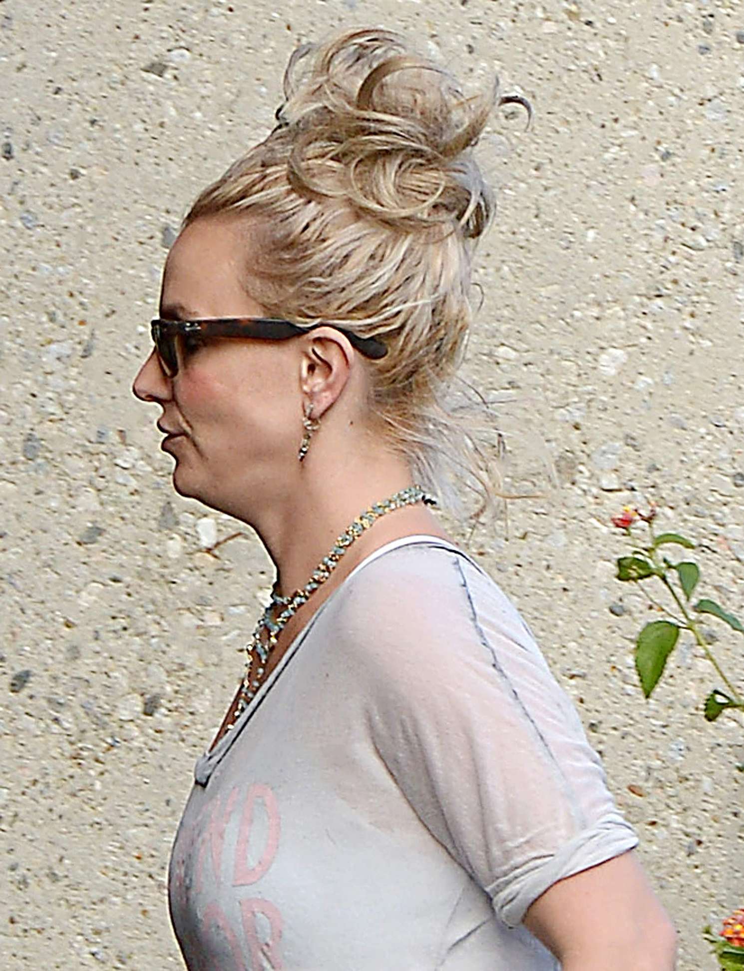 Britney Spears at the Recording Studio in Calabasas