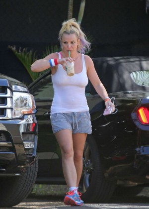 Britney Spears in Shorts out in Hawaii