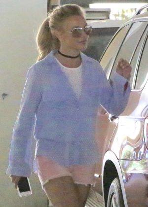 Britney Spears in Tiny Cut-offs Shopping in Las Vegas