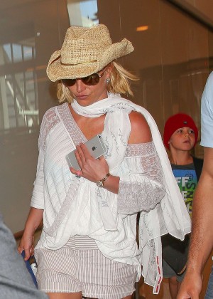 Britney Spears - LAX airport in LA