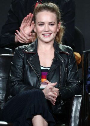 Britt Robertson - ABC 'For the People' TV show panel at the TCA Winter Press Tour in LA
