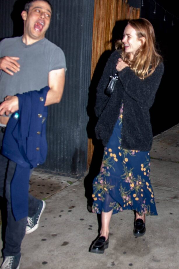 Britt Robertson - Seen exiting a night out at The Nice Guy in West Hollywood