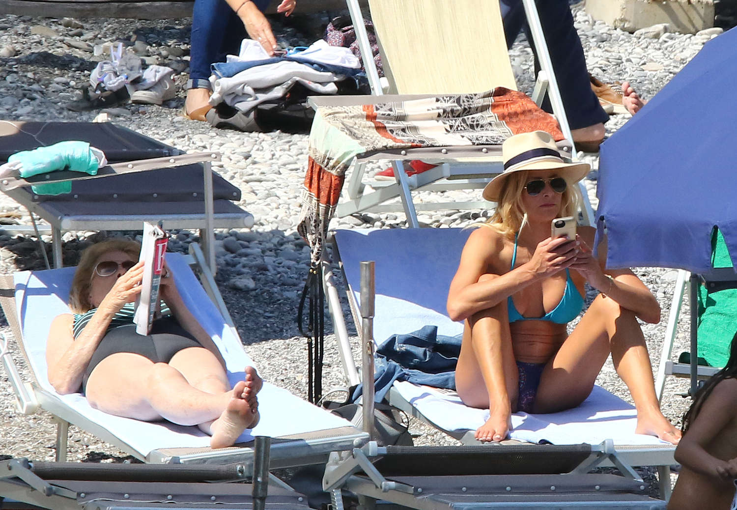 Brittany Daniel - Bikini Candids in Portofino. 