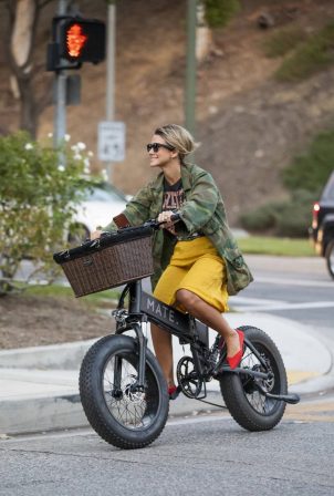 Brittany Furlan - Riding electric cycles in Los Angeles