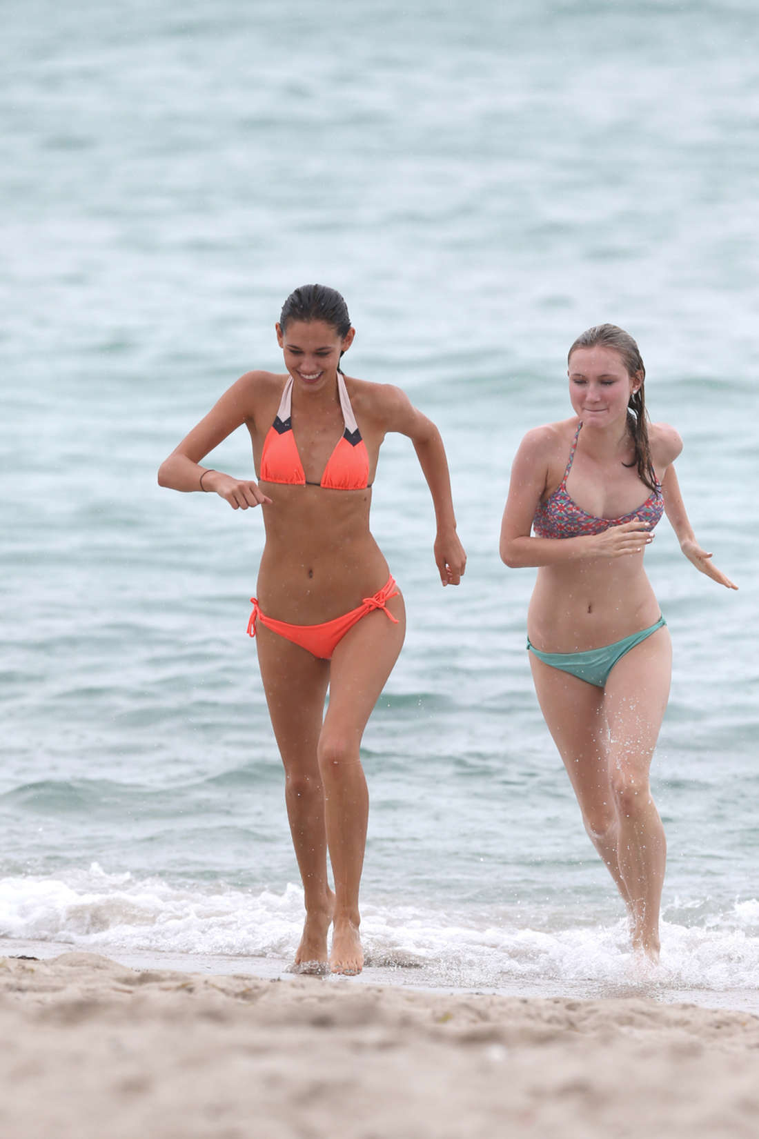 Brittany Gonzales in Bikini on Miami Beach. 