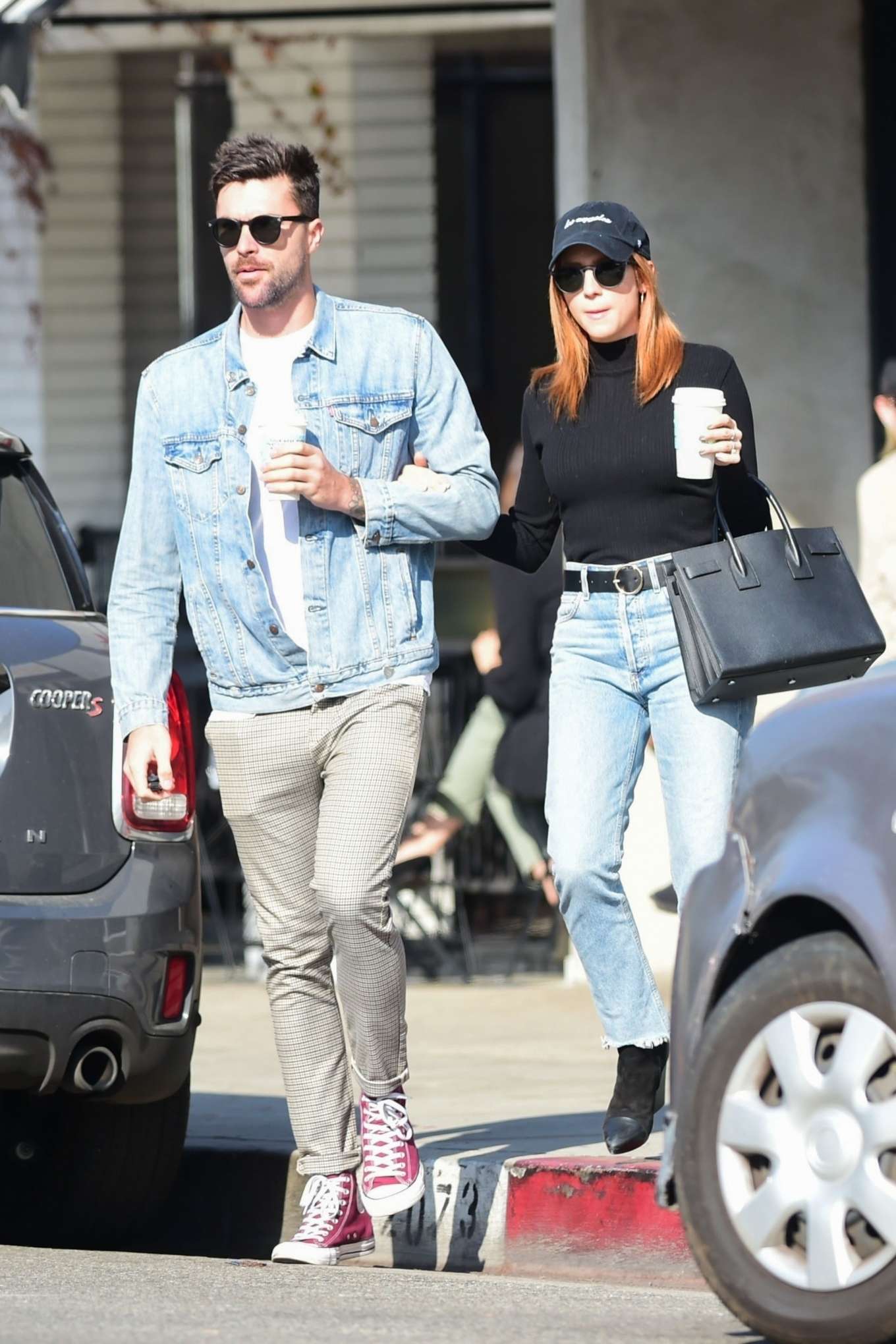 Brittany Snow and Tyler Stanaland â€“ Leave lunch at Joanâ€™s