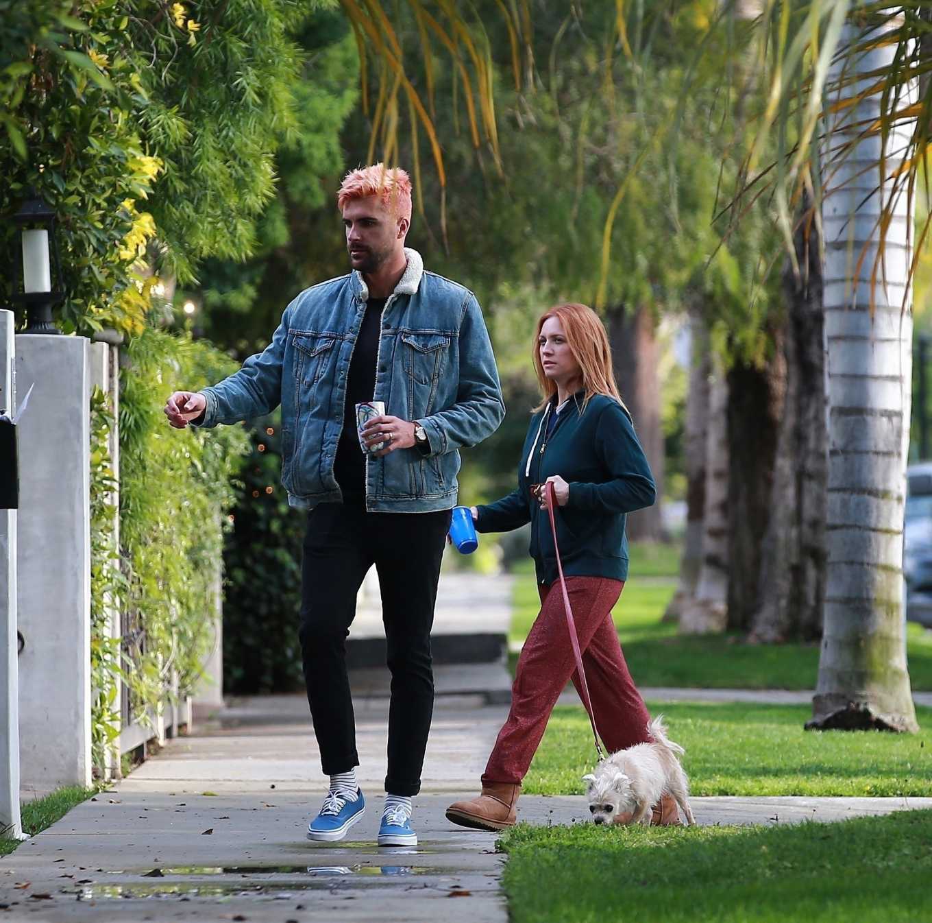 Brittany Snow â€“ Out for a walk in Los Angeles