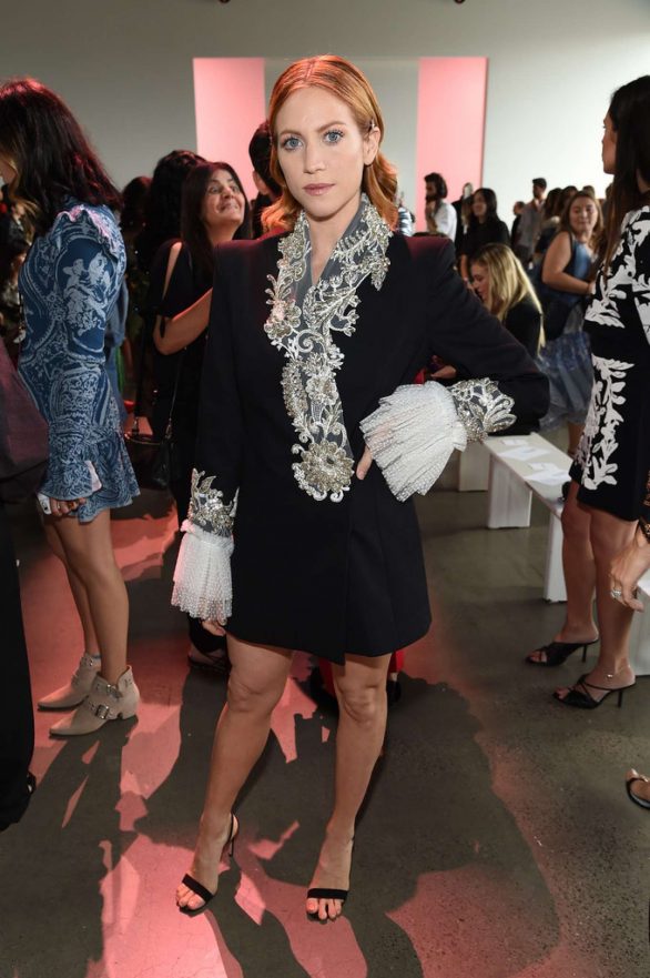 Brittany Snow - Raisavanessa show at New York Fashion Week 2019