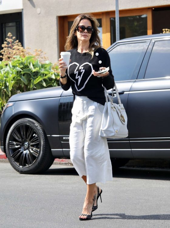 Brook Burke in White Pants - Out in West Hollywood