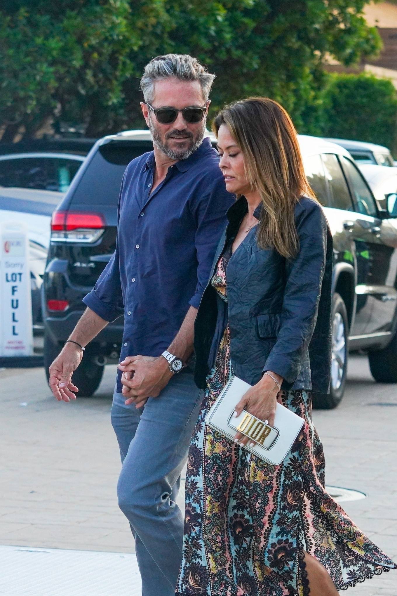 Brooke Burke - Seen with her fiance while out for dinner at Nobu in Malibu