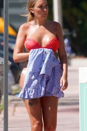 Brooke Lynette in Bikini at the beach in Miami Beach
