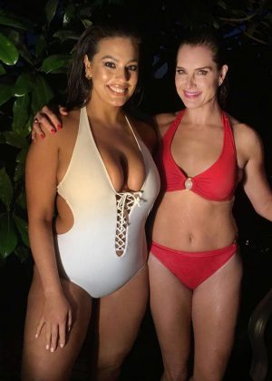 Brooke Shields and Ashley Graham - Swimsuits For All Photoshoot 2018