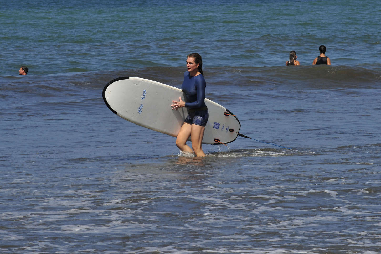 Brooke Shields - Surfing in Costa Rica. 