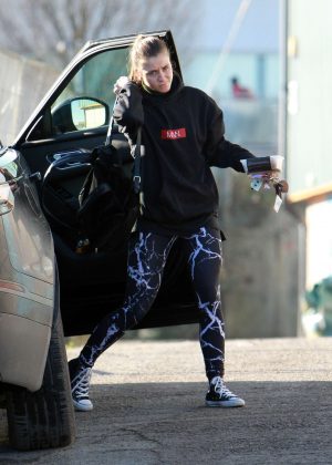 Brooke Vincent - Arrives at her local ice rink for Dancing on Ice training in Manchester