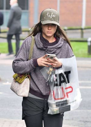 Brooke Vincent - Leaves UPT Fitness in Manchester