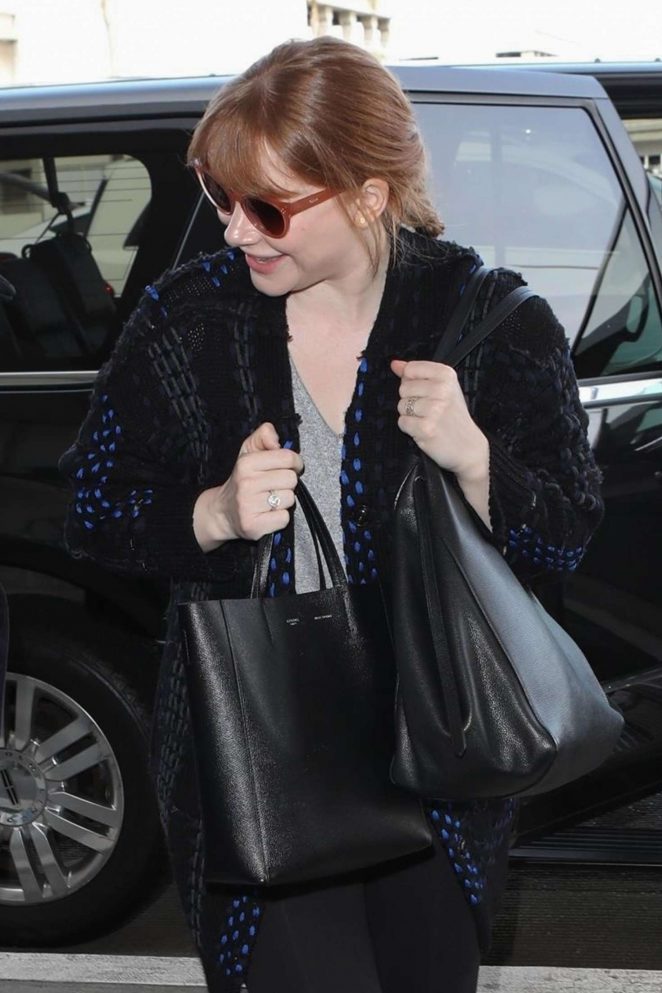 Bryce Dallas Howard at LAX Airport in Los Angeles