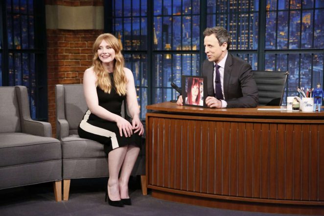 Bryce Dallas Howard - 'Late Night With Seth Myers' in New York