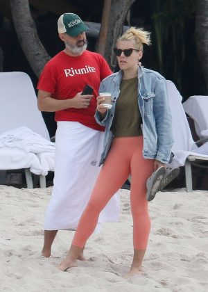 Busy Philipps at the beach in Mexico