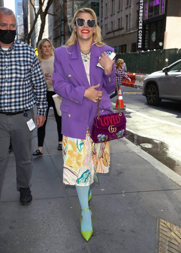 Busy Philipps - Coming out from the Today Show studios in New York